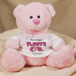 Flower Girl Personalized Teddy Bear
